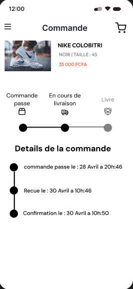 Suivi de commande